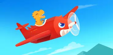 恐竜飛行機 - 子供の世界探検ゲーム、学習と知育を刺激