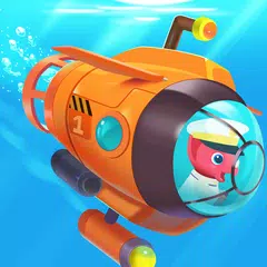 恐龍潛水艇 - 海洋探索兒童遊戲 XAPK 下載
