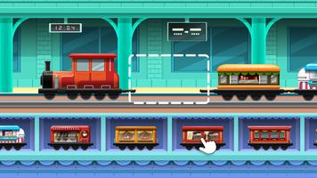 Train Builder Games for kids پوسٹر