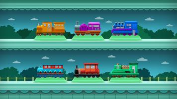 ألعاب بناء القطارات للأطفال تصوير الشاشة 1