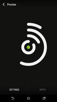 Imgur Spiral Clock Wallpaper plakat