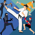 Karate fight game: kai to king icon