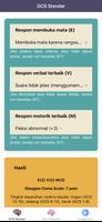 Skor Glasgow Coma Scale (GCS) poster