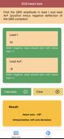 Electrocardiogram (ECG) Rhythm App: Heart Axis Poster