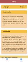 Electrocardiogram (ECG) Rhythm App: Heart Axis 截圖 1