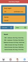 Calculatrice Corporelle capture d'écran 2