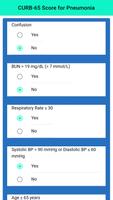 CURB-65 Score for Pneumonia - Mortality Risk Poster