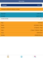 Date Calculator Plus स्क्रीनशॉट 3