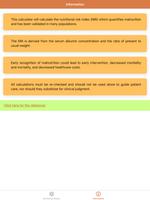 Nutritional Status Calculator स्क्रीनशॉट 3