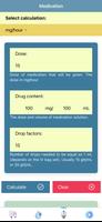 Calculatrice Perfusion Poche capture d'écran 2