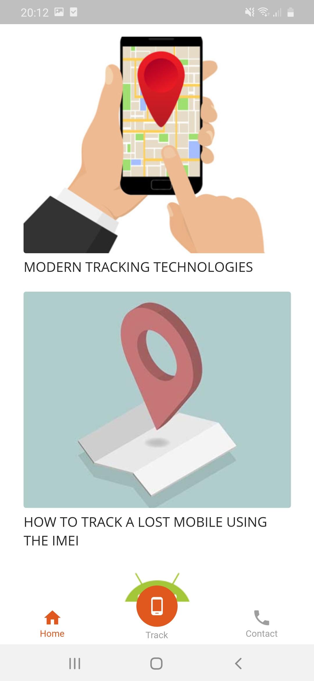 1. تحميل برنامج IMEI Tracker