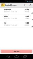 Audio Memos 截图 3