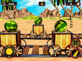 Melon d'eau Shooter Jeu - Fruit Gun Tir capture d'écran 2