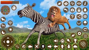 Lion Games 3D Animal Simulator-poster