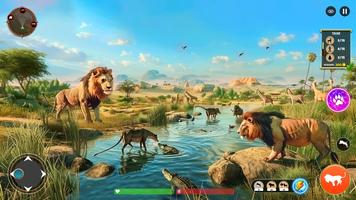 अफ्रीकी शेर सिम्युलेटर गेम स्क्रीनशॉट 3