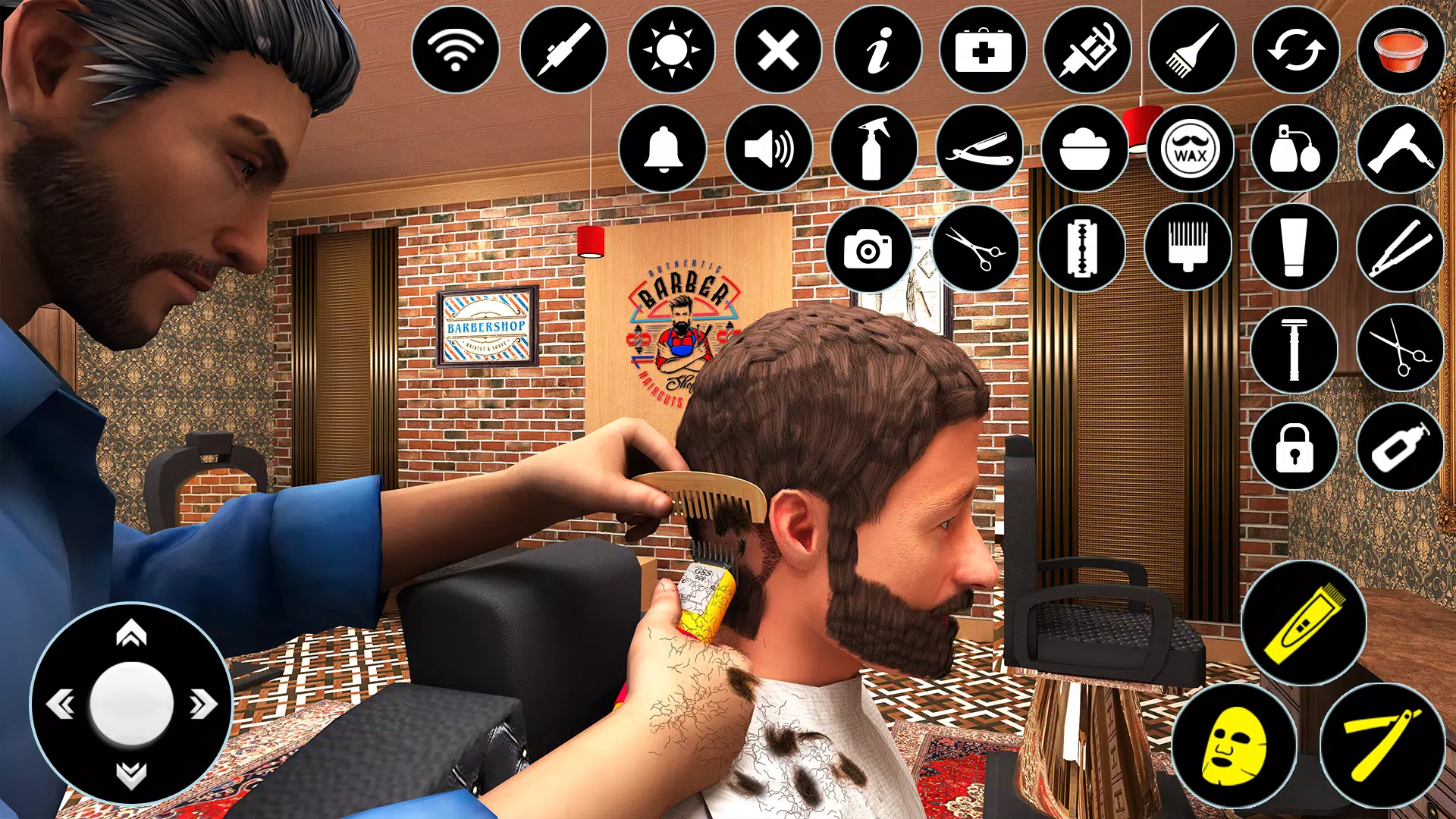 Barbearia cabeleireiro cabelo louco cortar jogo 3D - Baixar APK para  Android