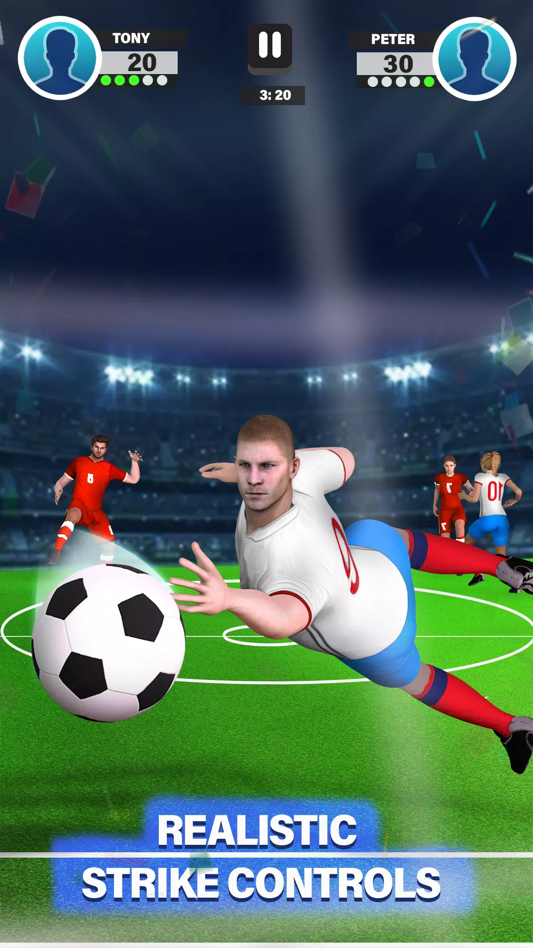 Download do APK de jogos de futebol herói greve para Android