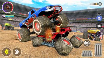 Monster Truck Derby Stunt Game постер