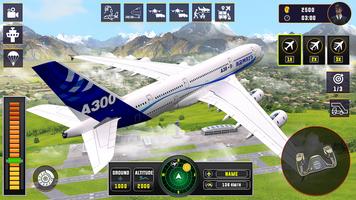 Real Airplane Flight Sim 3D تصوير الشاشة 1