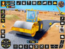 City Road Construction Game 3D পোস্টার