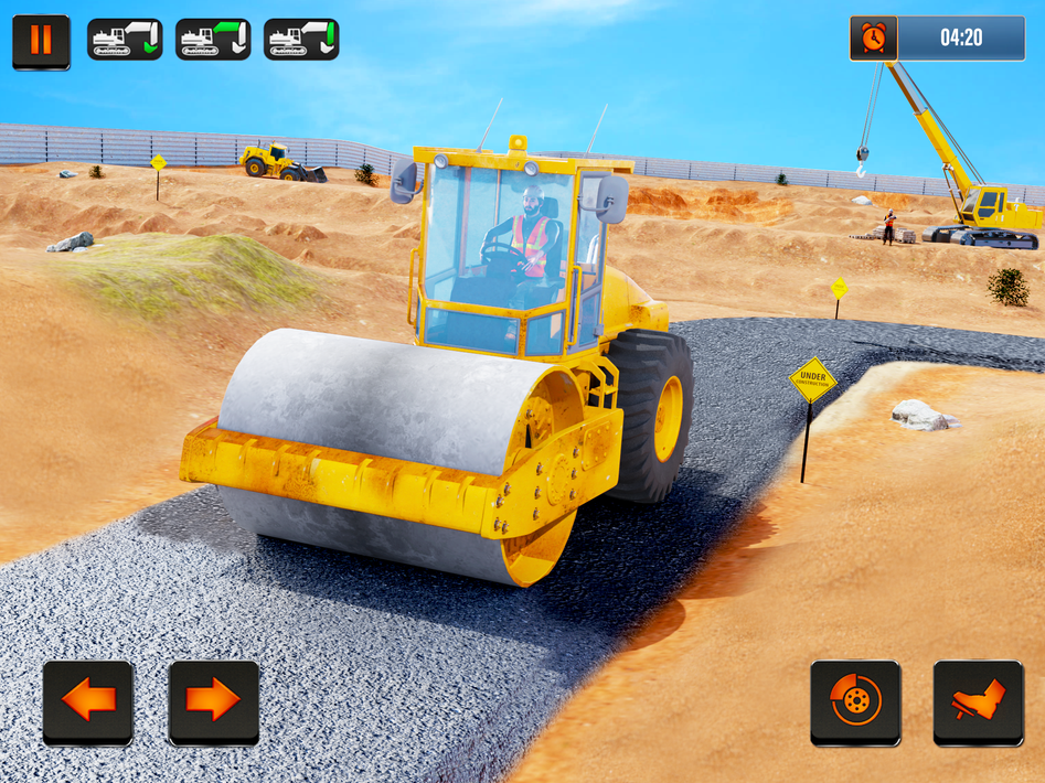 City Road Construction Game 3D screenshot 9