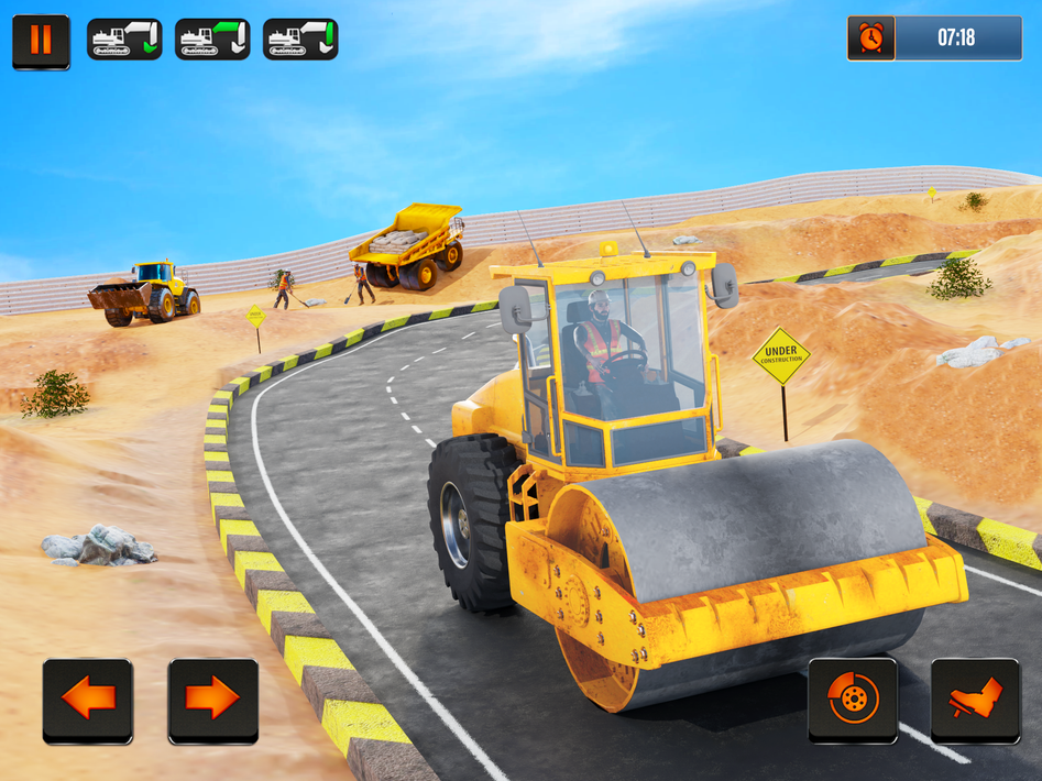 City Road Construction Game 3D screenshot 3