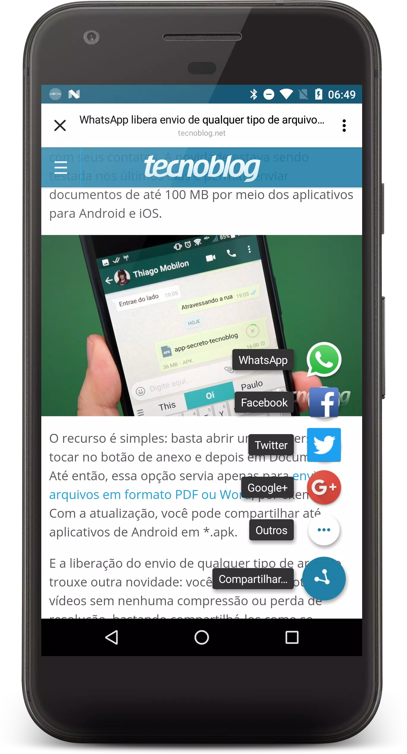 Como baixar o WhatsApp sem Play Store – Tecnoblog