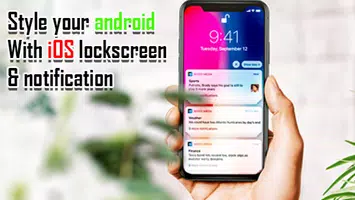 iOS 14 lockscreen and notification for android imagem de tela 3