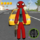Spider Stickman Rope Hero Rise of The Warriors иконка