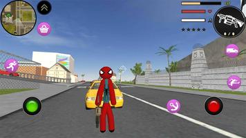 Spider Stickman Rope Hero Rise of The Warriors capture d'écran 1