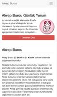 Akrep Burcu Affiche