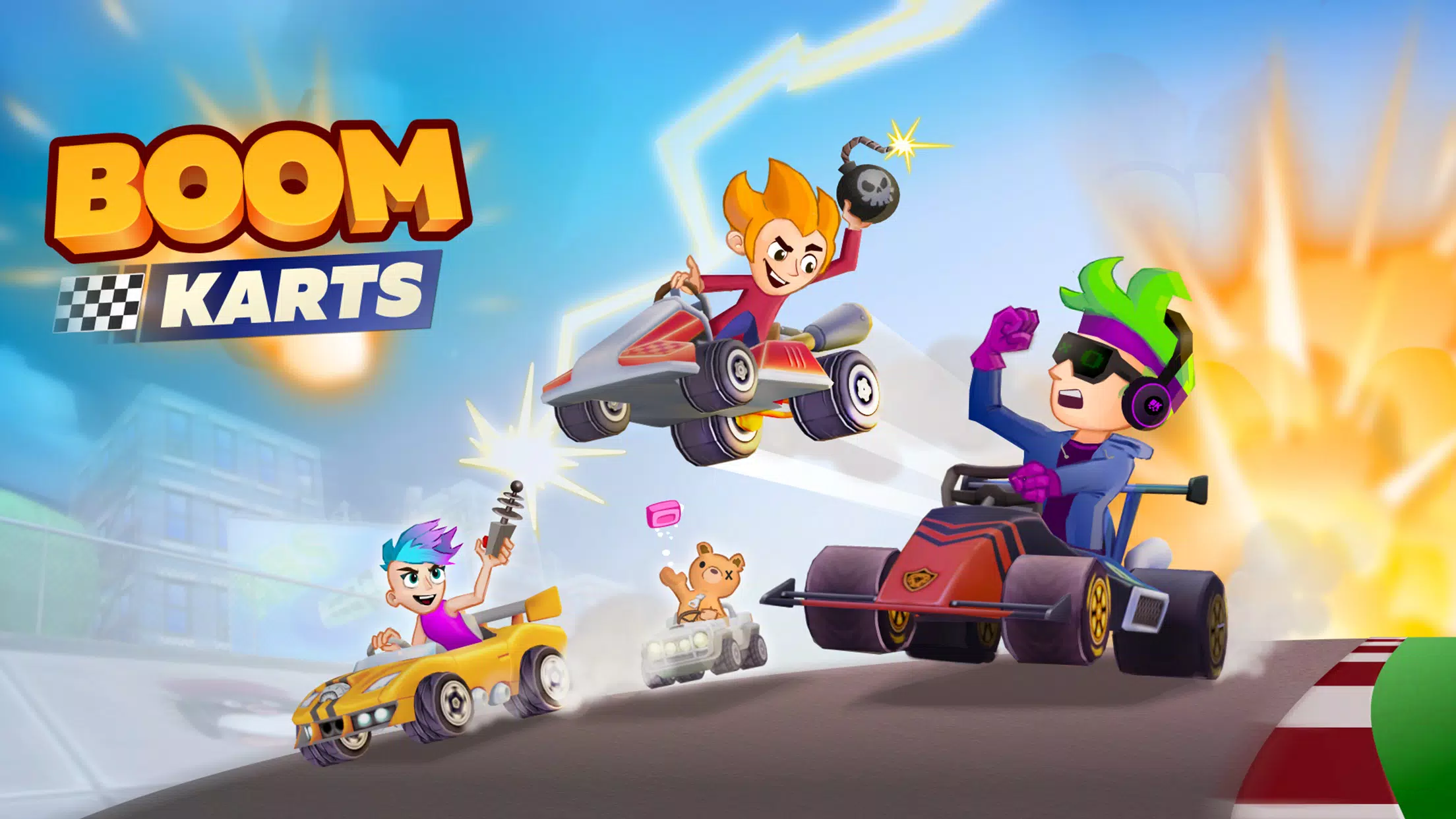 Boom Karts Multiplayer Racing v1.33.1 MOD APK -  - Android &  iOS MODs, Mobile Games & Apps