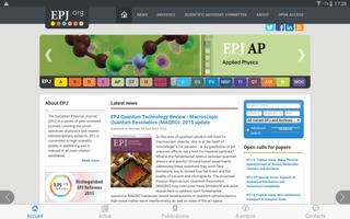 EPJ.org screenshot 3