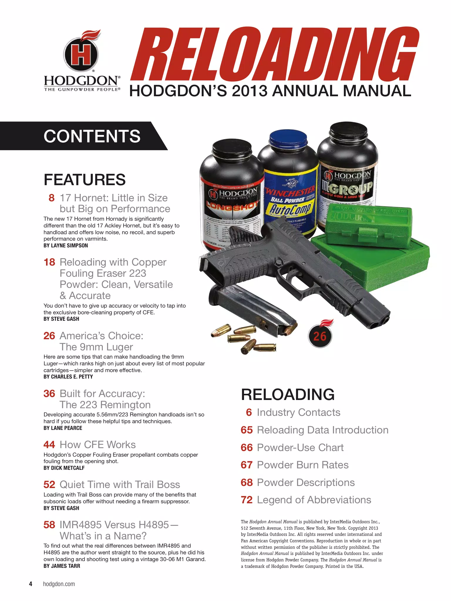 Hodgdon Reloading Manual APK for Android Download