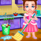 Doll House Design And Cleanup-icoon