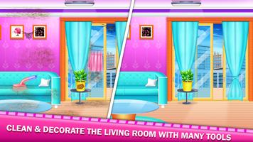 Poster Doll House Design And Cleanup