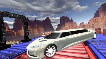 Impossible Limo Driving  Simulator  3D captura de pantalla 1