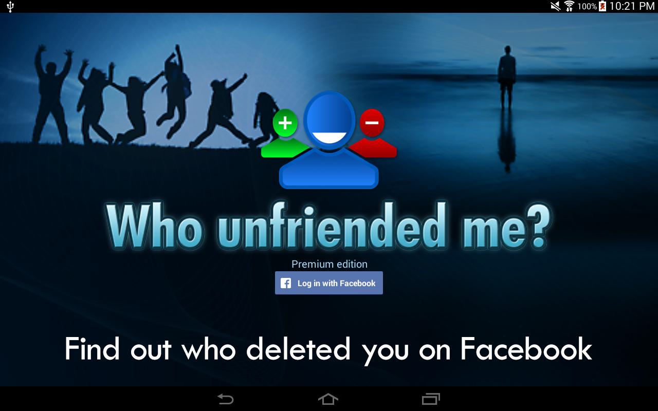 Who unfriended me? für Android - APK herunterladen