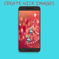 Christmas poster maker photo and name HD पोस्टर