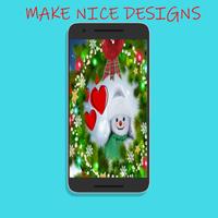 Christmas poster maker photo and name HD स्क्रीनशॉट 2