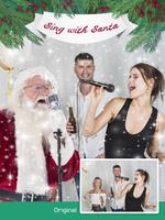 Selfie mit Santa Claus - Weihnachten Photo Editor Plakat