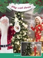 クリスマスフォトエディタ - サンタクロースと自分撮り スクリーンショット 1