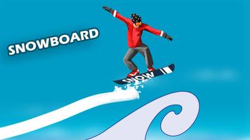 Course de Snowboard - Route Dessiner Jeux Sport capture d'écran 3