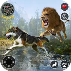 Wolf Spiele: Tierspiele Sim 3D APK Herunterladen