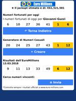 1 Schermata EuroMillions