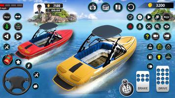 クレイジー ボート レース： ボート ゲーム スクリーンショット 1