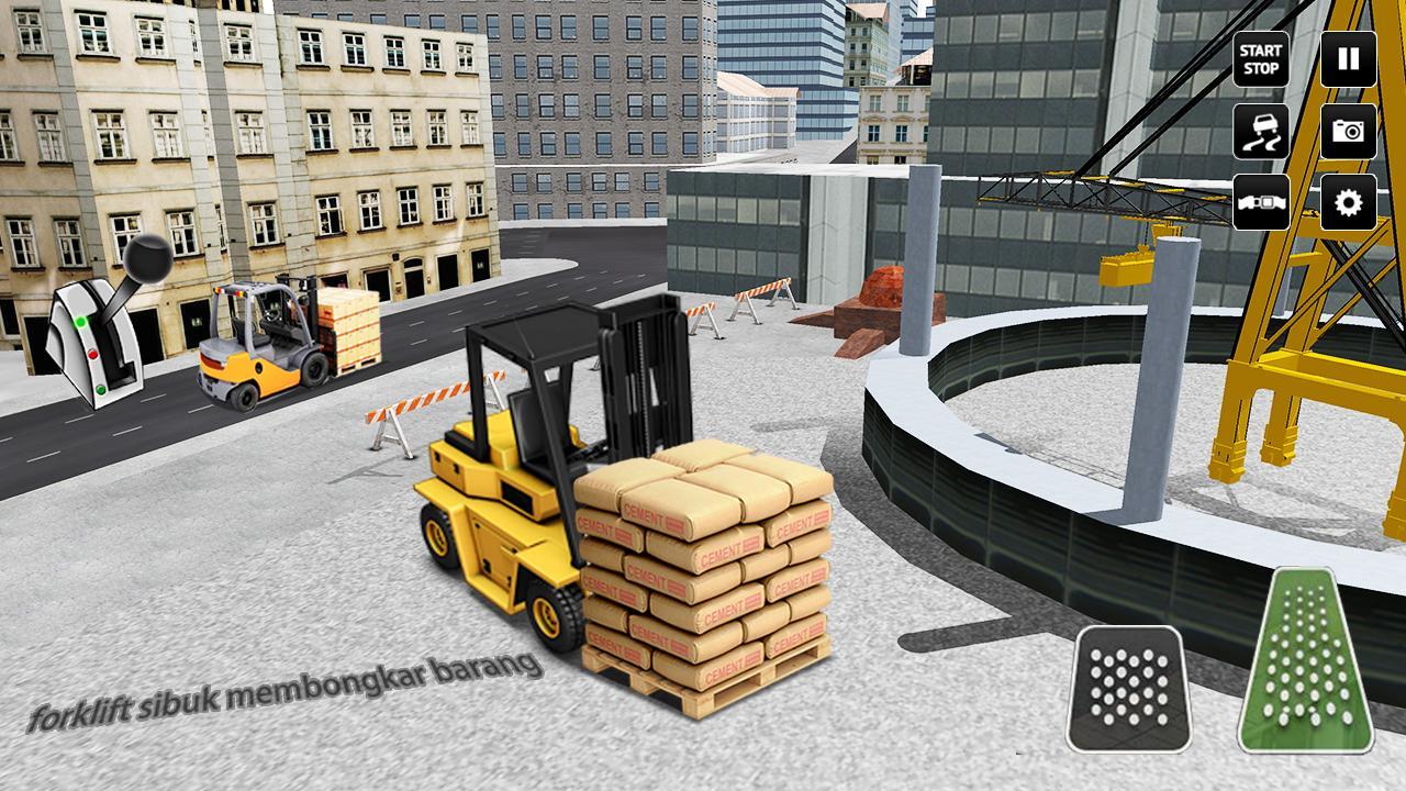 kota konstruksi simulator forklift truk  permainan  for 