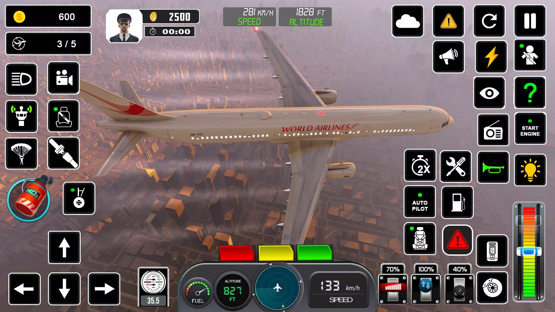 Baixar Simulador piloto de voo de avião 2.0 Android - Download APK Grátis