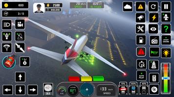 パイロット フライト シミュレーター ゲーム スクリーンショット 2