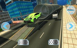 Stunt Car Simulator Game 2018: 3D Airplane Jump screenshot 3